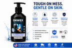 ONWEX hand cleaner tough on grease, oil, paint and silicone mess