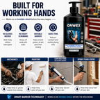 workers using onwex hand protection in industrial and mechanic environments